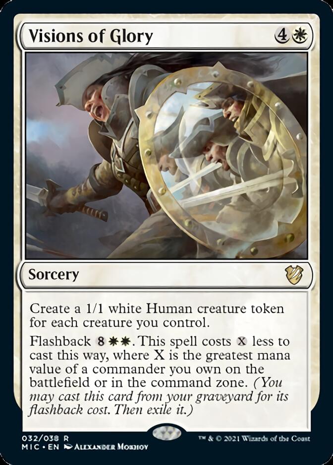 Visions of Glory [Innistrad: Midnight Hunt Commander] | Exor Games Dartmouth