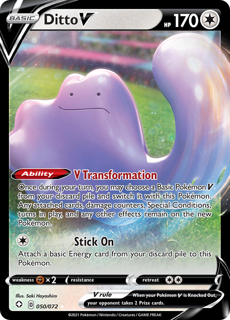 Ditto V (050/072) [Sword & Shield: Shining Fates] | Exor Games Dartmouth