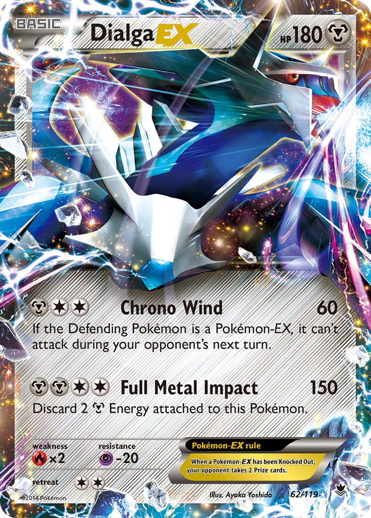 Dialga EX (62/119) [XY: Phantom Forces] | Exor Games Dartmouth