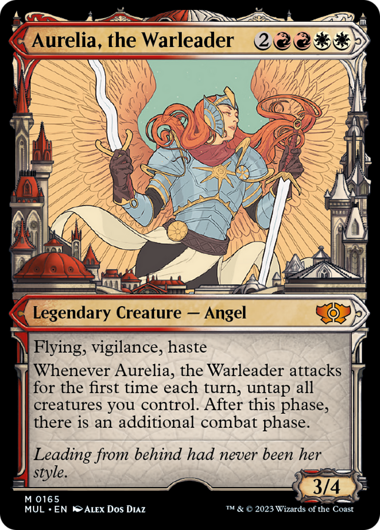Aurelia, the Warleader (Halo Foil) [Multiverse Legends] | Exor Games Dartmouth