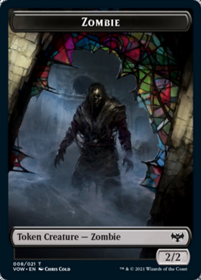 Zombie Token (008) [Innistrad: Crimson Vow Tokens] | Exor Games Dartmouth