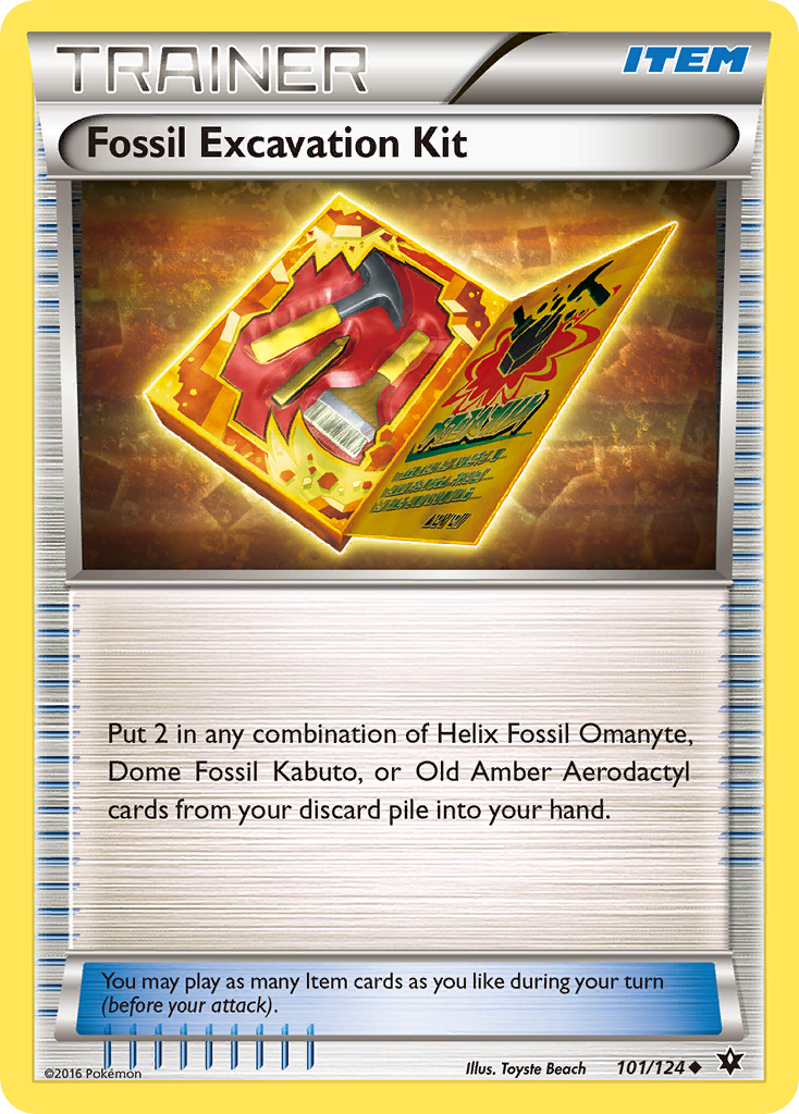 Fossil Excavation Kit (101/124) [XY: Fates Collide] | Exor Games Dartmouth