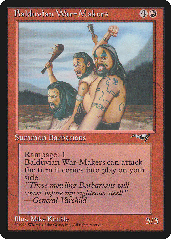 Balduvian War-Makers (Treeline Background) [Alliances] | Exor Games Dartmouth