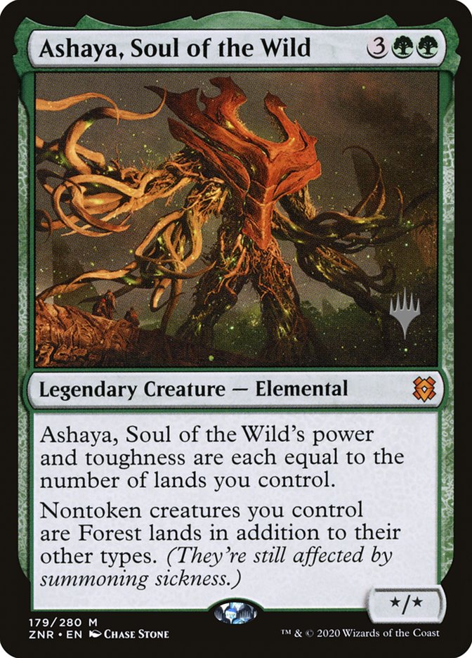 Ashaya, Soul of the Wild (Promo Pack) [Zendikar Rising Promos] | Exor Games Dartmouth