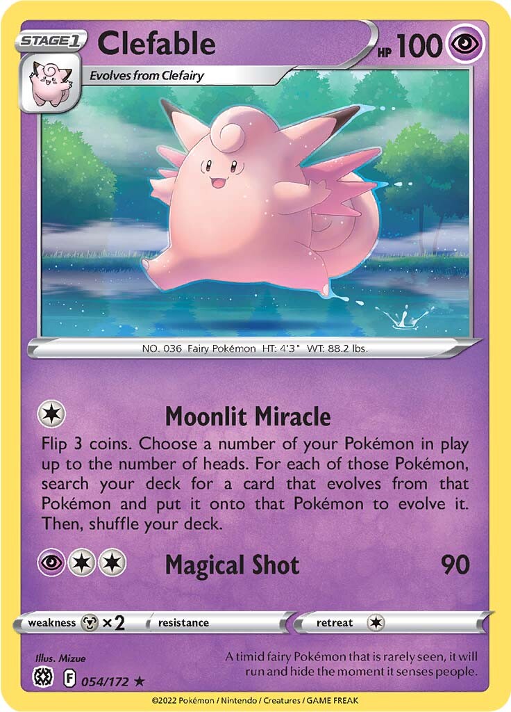 Clefable (054/172) [Sword & Shield: Brilliant Stars] | Exor Games Dartmouth