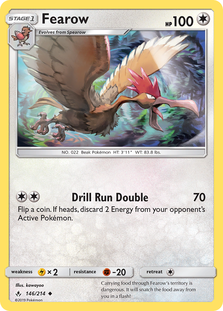 Fearow (146/214) [Sun & Moon: Unbroken Bonds] | Exor Games Dartmouth