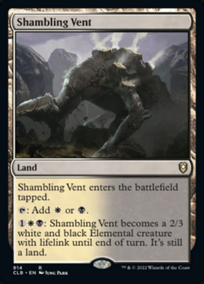 Shambling Vent [Commander Legends: Battle for Baldur's Gate] | Exor Games Dartmouth