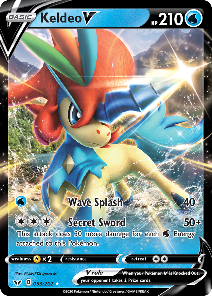 Keldeo V (053/202) [Sword & Shield: Base Set] | Exor Games Dartmouth