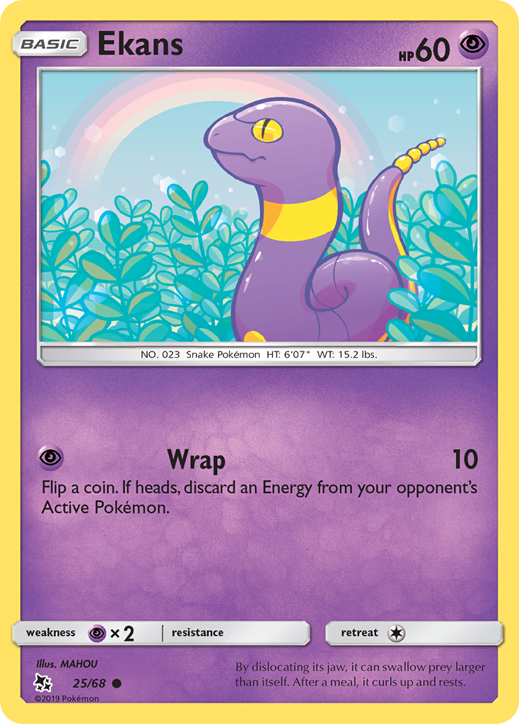 Ekans (25/68) [Sun & Moon: Hidden Fates] | Exor Games Dartmouth