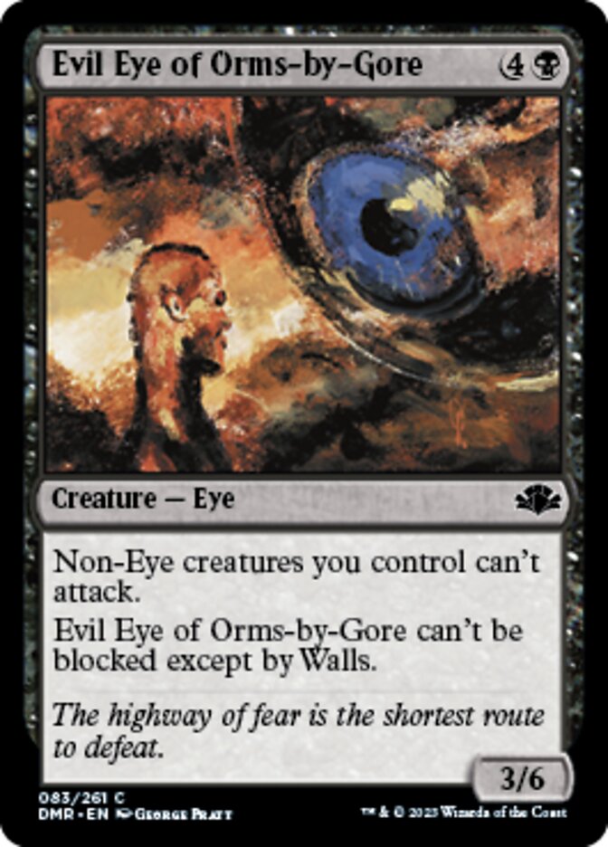 Evil Eye of Orms-by-Gore [Dominaria Remastered] | Exor Games Dartmouth