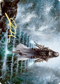 Karfell Harbinger Art Card (Gold-Stamped Signature) [Kaldheim: Art Series] | Exor Games Dartmouth