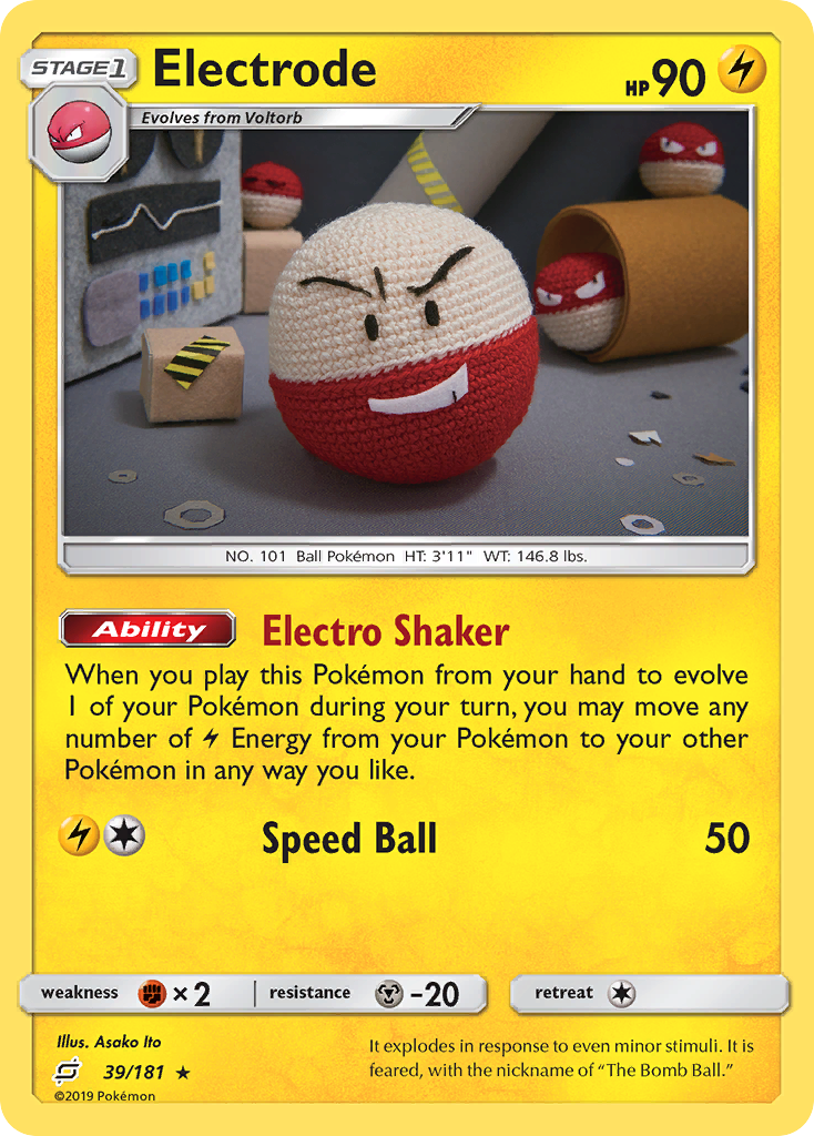 Electrode (39/181) [Sun & Moon: Team Up] | Exor Games Dartmouth