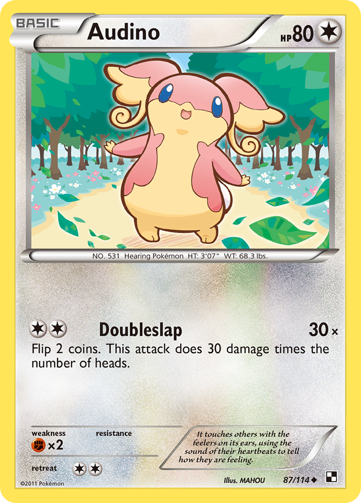 Audino (87/114) [Black & White: Base Set] | Exor Games Dartmouth