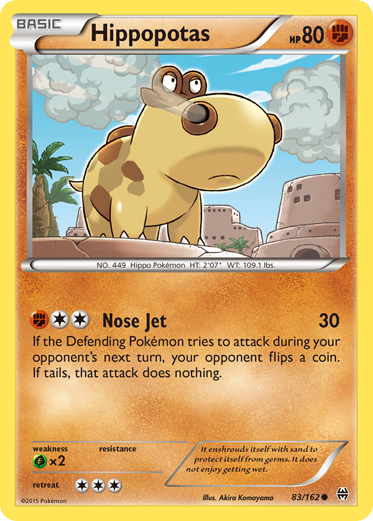 Hippopotas (83/162) [XY: BREAKthrough] | Exor Games Dartmouth