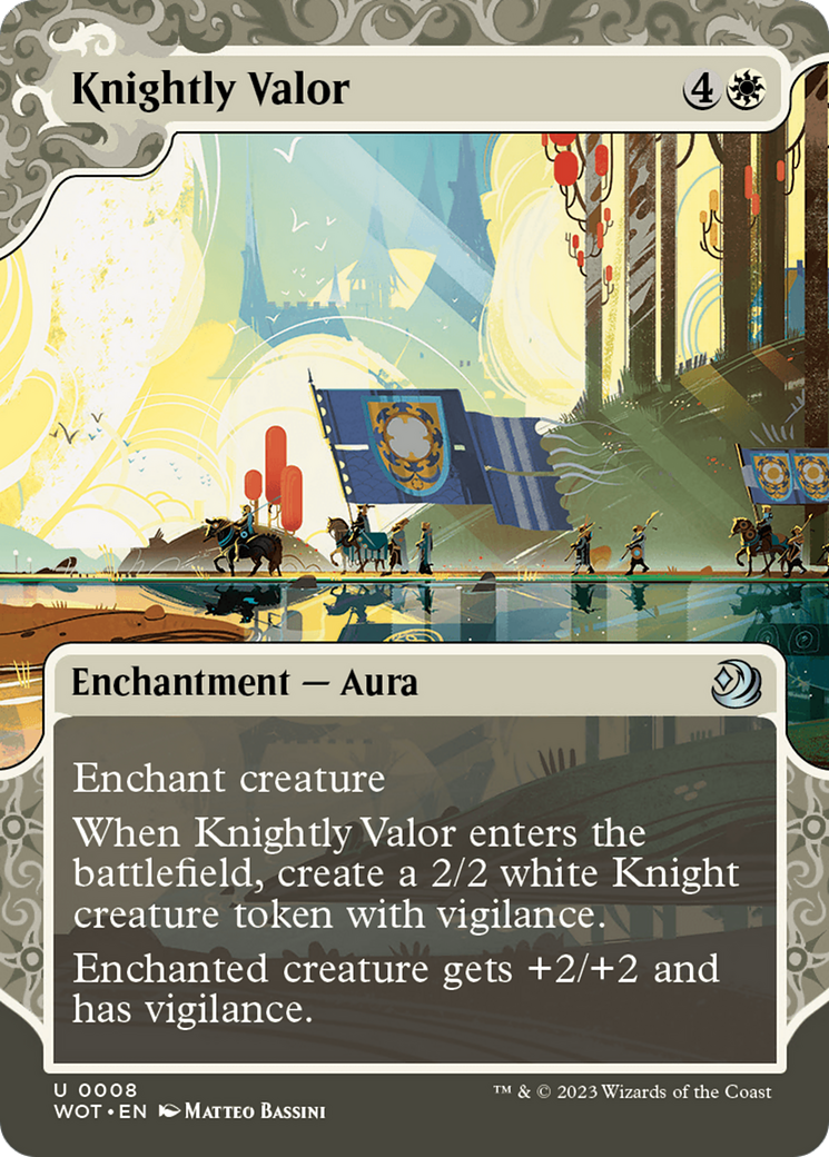 Knightly Valor [Wilds of Eldraine: Enchanting Tales] | Exor Games Dartmouth