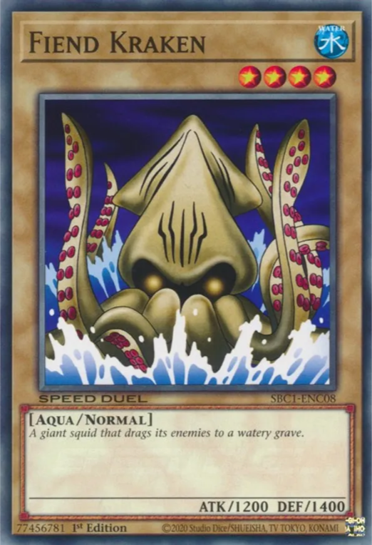 Fiend Kraken [SBC1-ENC08] Common | Exor Games Dartmouth
