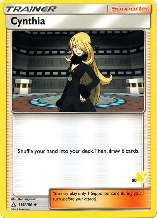 Cynthia (119/156) (Pikachu Stamp #50) [Battle Academy 2020] | Exor Games Dartmouth