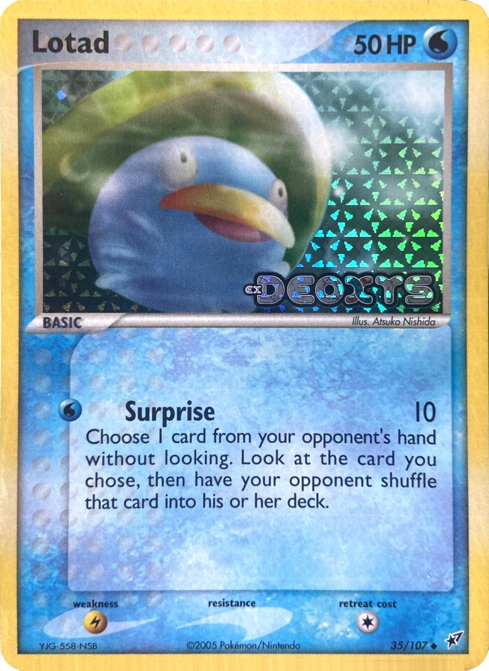 Lotad (35/107) (Stamped) [EX: Deoxys] | Exor Games Dartmouth