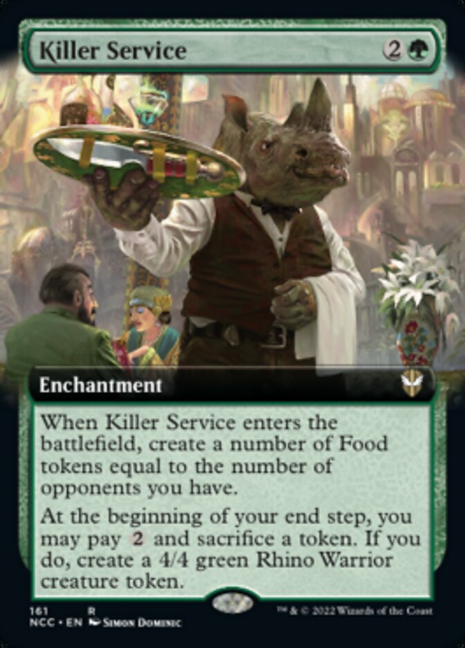 Killer Service (Extended Art) [Streets of New Capenna Commander] | Exor Games Dartmouth