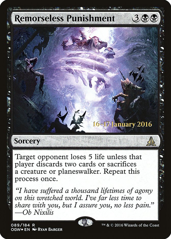 Remorseless Punishment [Oath of the Gatewatch Prerelease Promos] | Exor Games Dartmouth