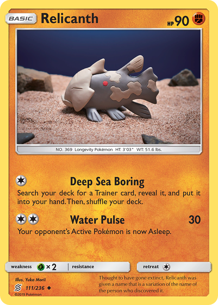 Relicanth (111/236) [Sun & Moon: Unified Minds] | Exor Games Dartmouth