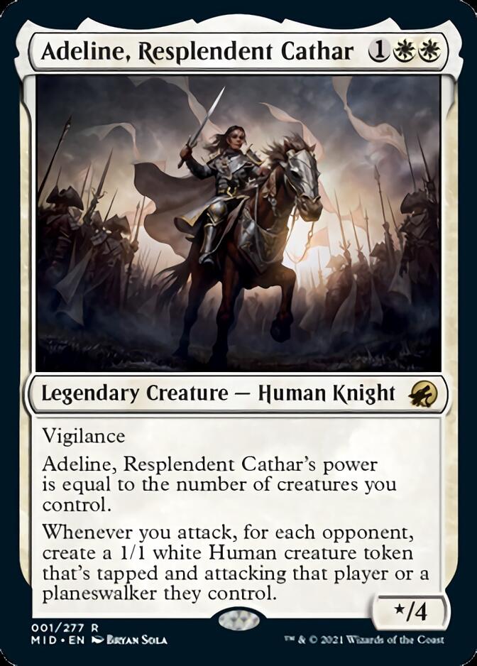 Adeline, Resplendent Cathar [Innistrad: Midnight Hunt] | Exor Games Dartmouth