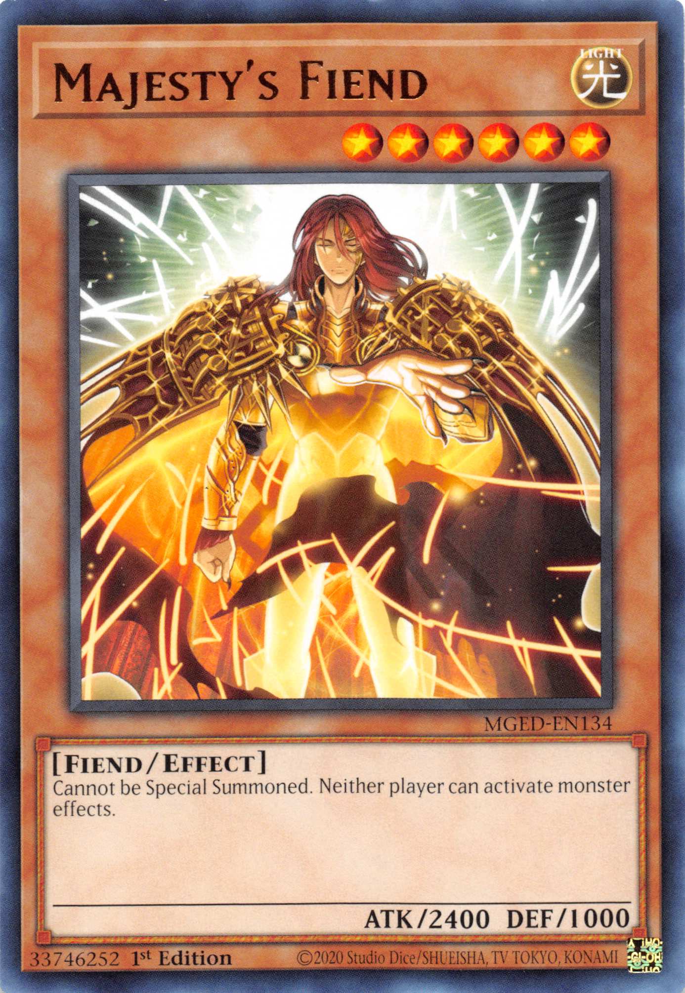 Majesty's Fiend [MGED-EN134] Rare | Exor Games Dartmouth