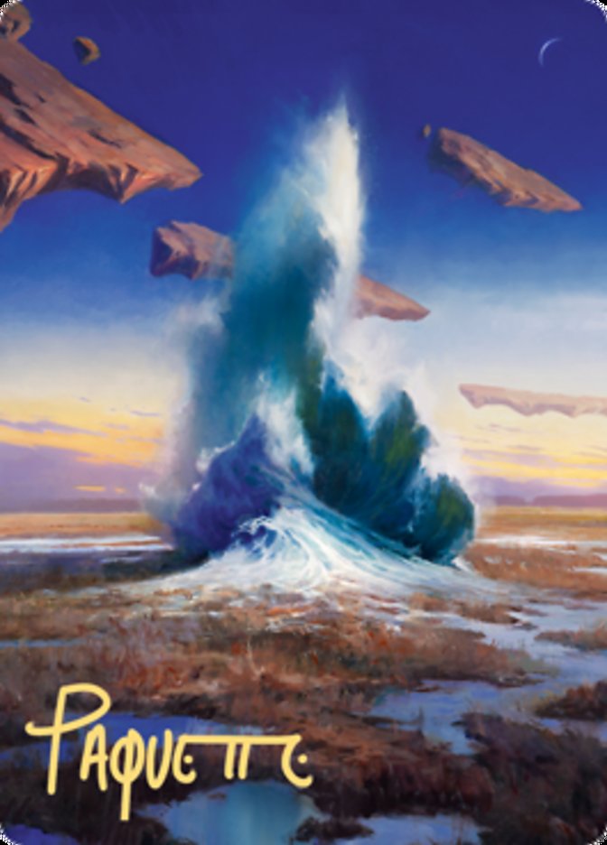 Flooded Strand Art Card (Gold-Stamped Signature) [Zendikar Rising Art Series] | Exor Games Dartmouth