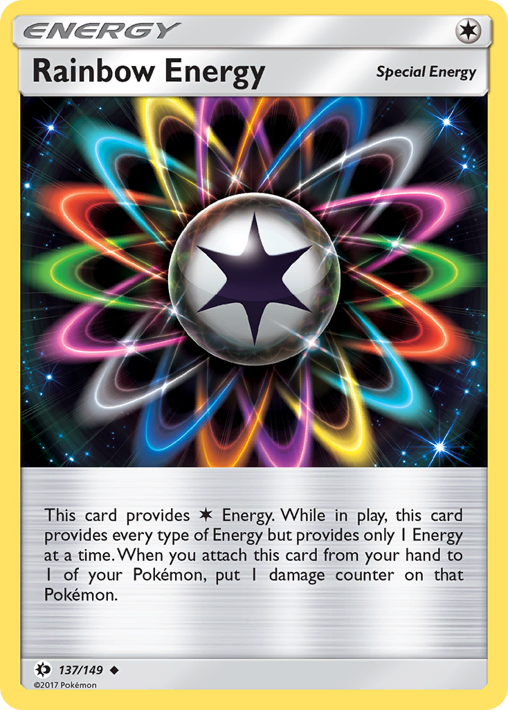 Rainbow Energy (137/149) [Sun & Moon: Base Set] | Exor Games Dartmouth