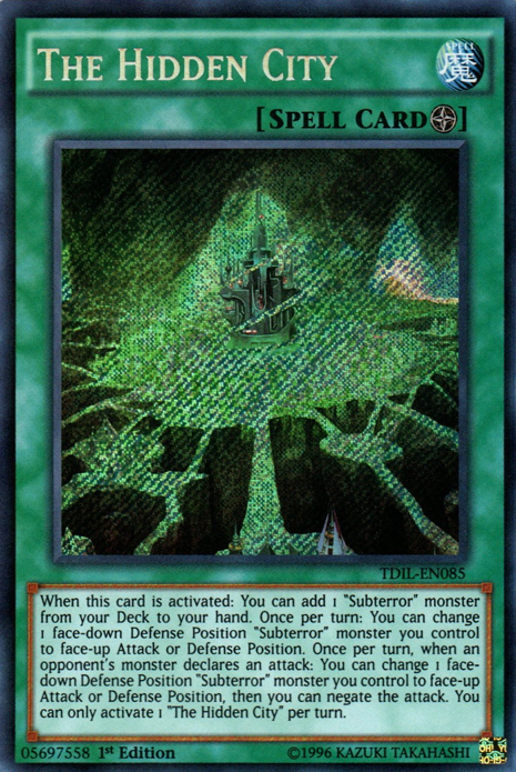 The Hidden City [TDIL-EN085] Secret Rare | Exor Games Dartmouth