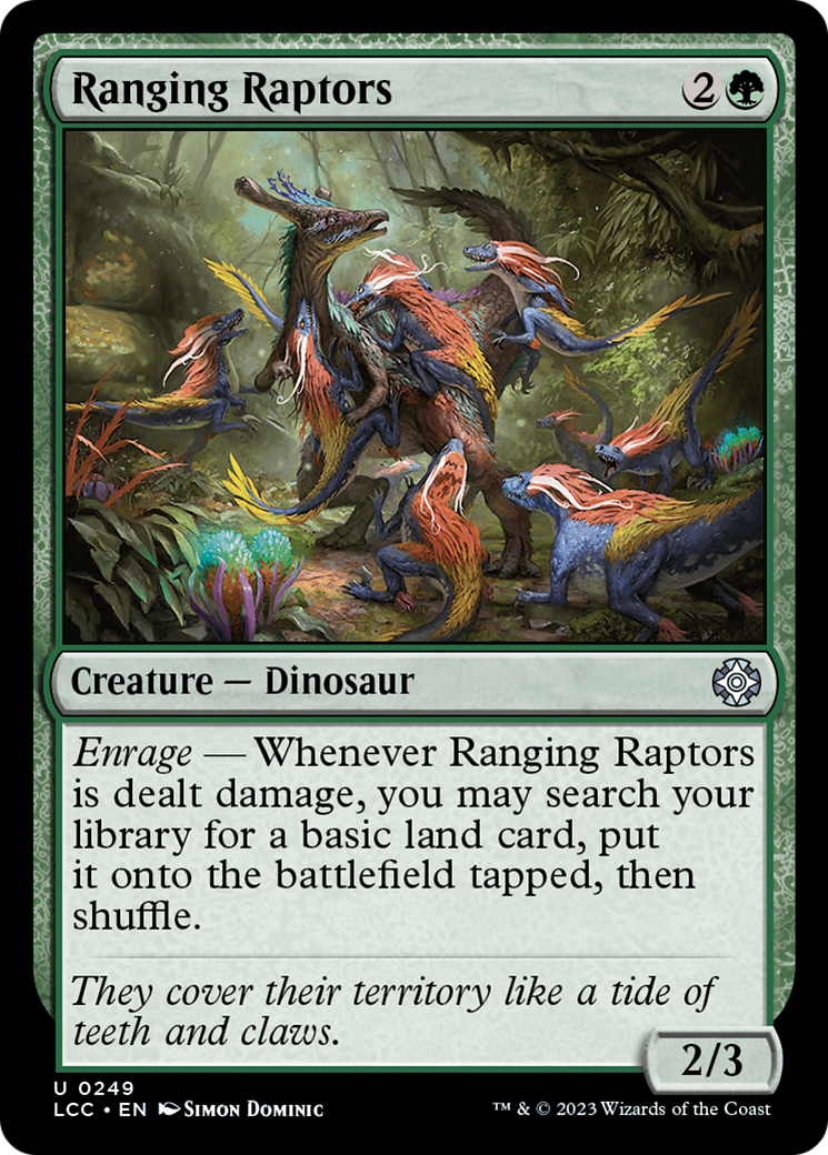 Ranging Raptors [The Lost Caverns of Ixalan Commander] | Exor Games Dartmouth