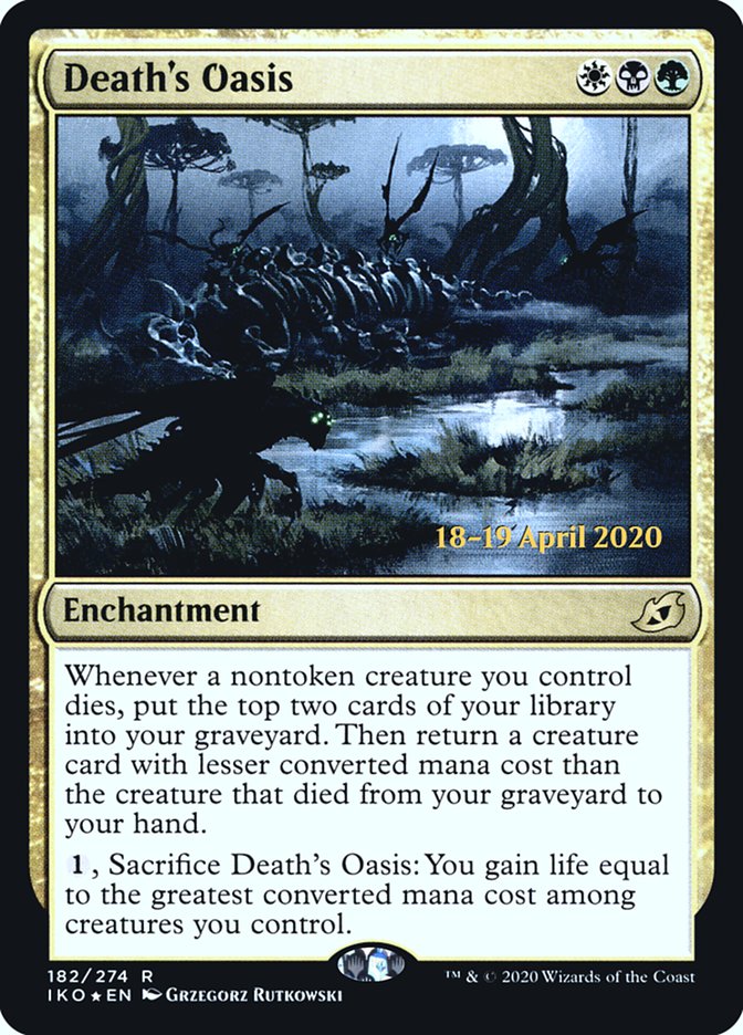 Death's Oasis  [Ikoria: Lair of Behemoths Prerelease Promos] | Exor Games Dartmouth