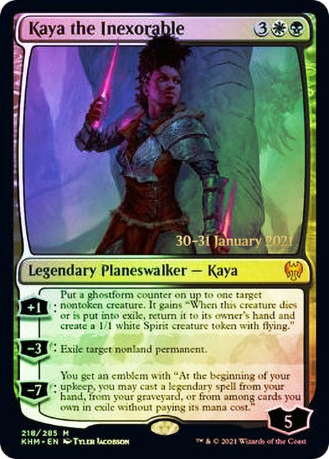 Kaya the Inexorable  [Kaldheim Prerelease Promos] | Exor Games Dartmouth