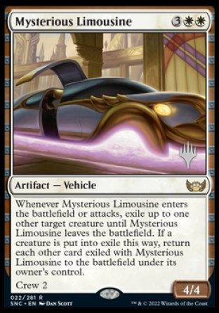 Mysterious Limousine (Promo Pack) [Streets of New Capenna Promos] | Exor Games Dartmouth