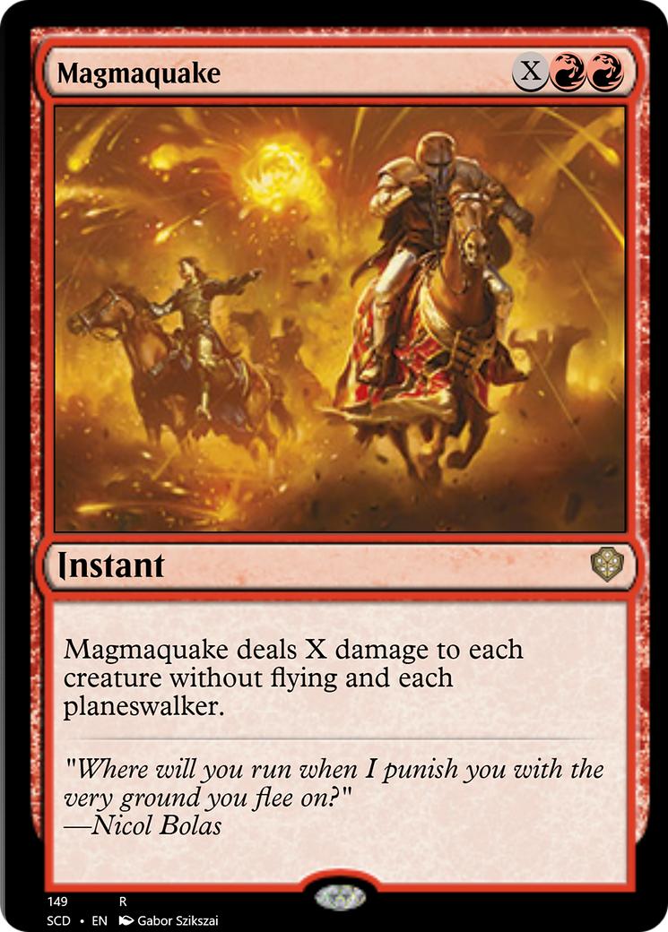 Magmaquake [Starter Commander Decks] | Exor Games Dartmouth