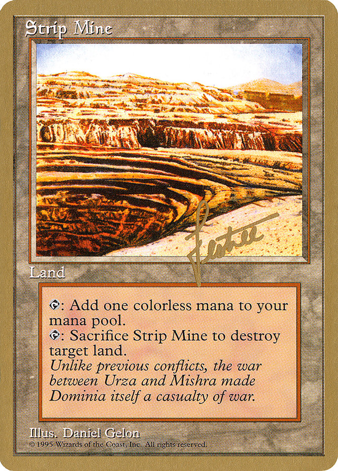 Strip Mine (Bertrand Lestree) [Pro Tour Collector Set] | Exor Games Dartmouth