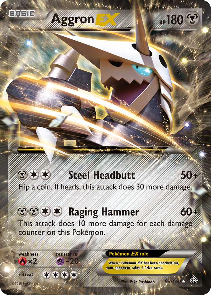 Aggron EX (93/160) [XY: Primal Clash] | Exor Games Dartmouth