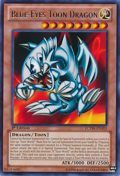 Blue-Eyes Toon Dragon [LCYW-EN103] Rare | Exor Games Dartmouth