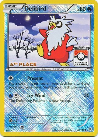 Delibird (38/149) (League Promo 4th Place) [Black & White: Boundaries Crossed] | Exor Games Dartmouth