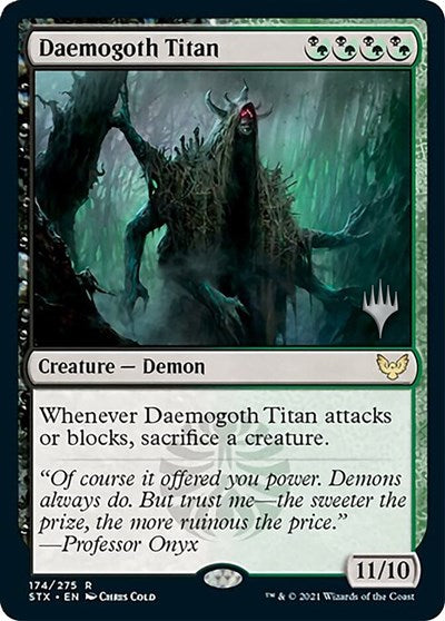 Daemogoth Titan (Promo Pack) [Strixhaven: School of Mages Promos] | Exor Games Dartmouth