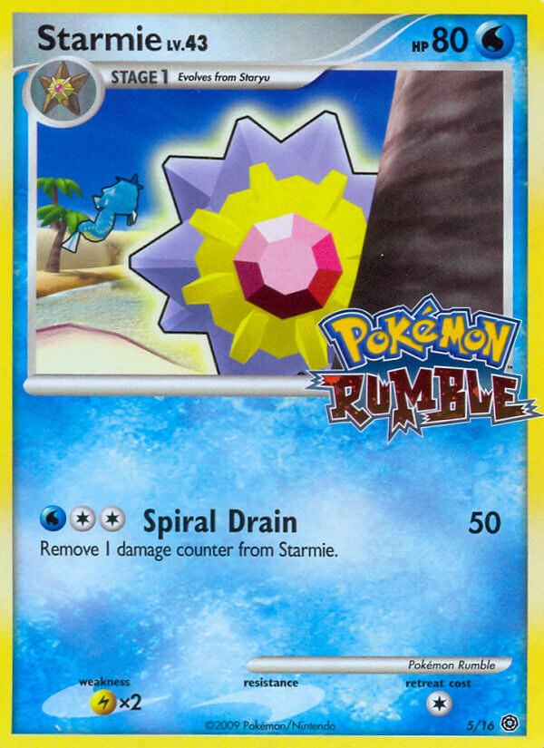 Starmie (5/16) [Pokémon Rumble] | Exor Games Dartmouth