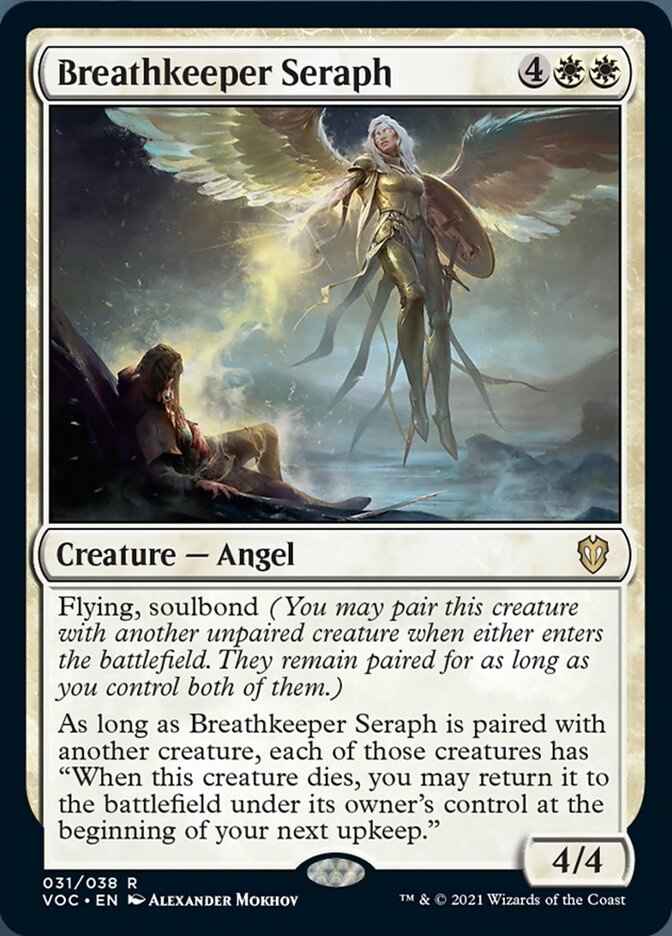 Breathkeeper Seraph [Innistrad: Crimson Vow Commander] | Exor Games Dartmouth