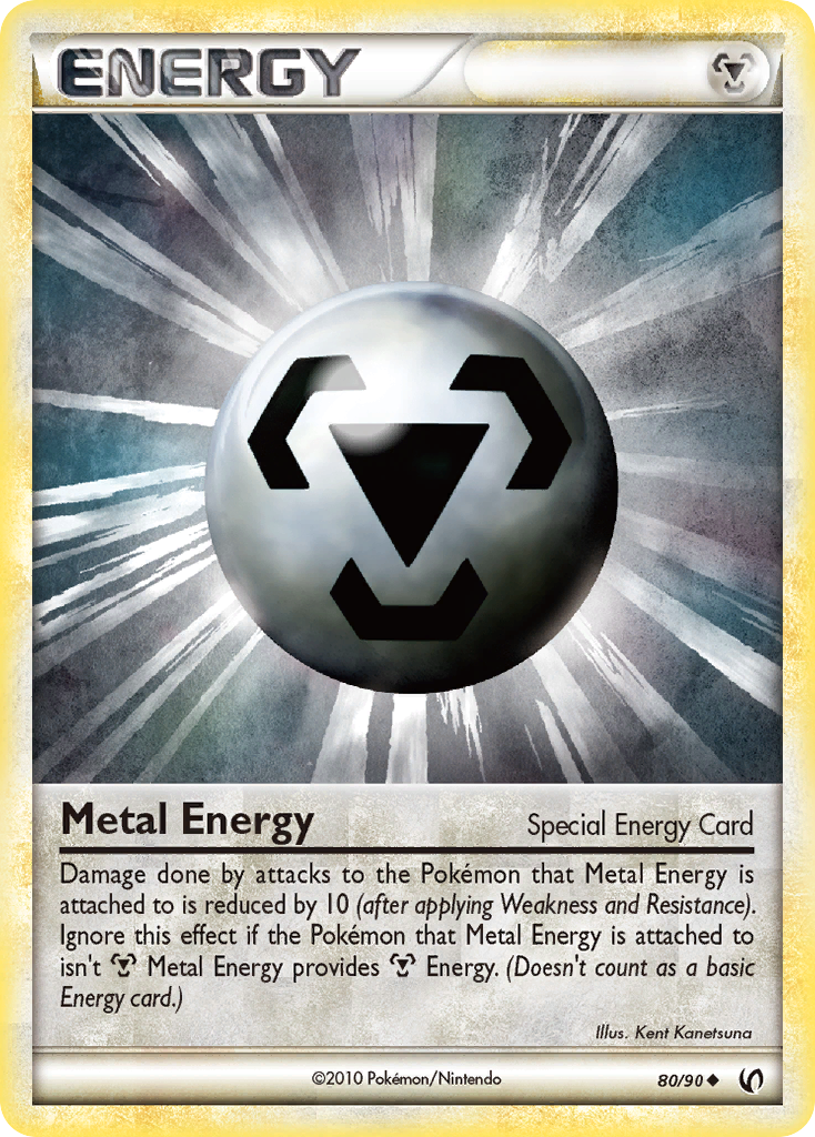 Metal Energy (80/90) [HeartGold & SoulSilver: Undaunted] | Exor Games Dartmouth