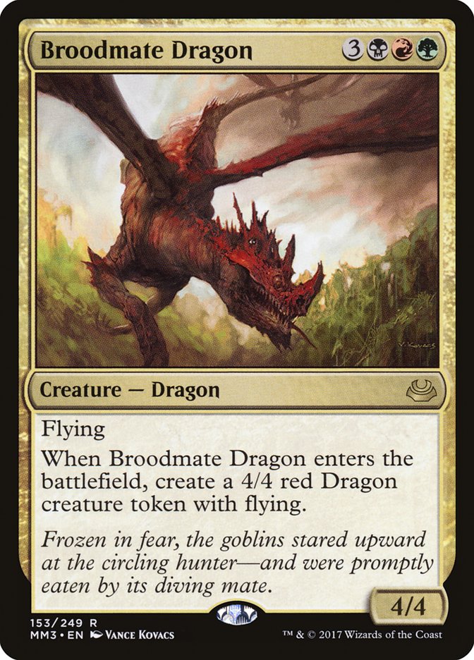 Broodmate Dragon [Modern Masters 2017] | Exor Games Dartmouth