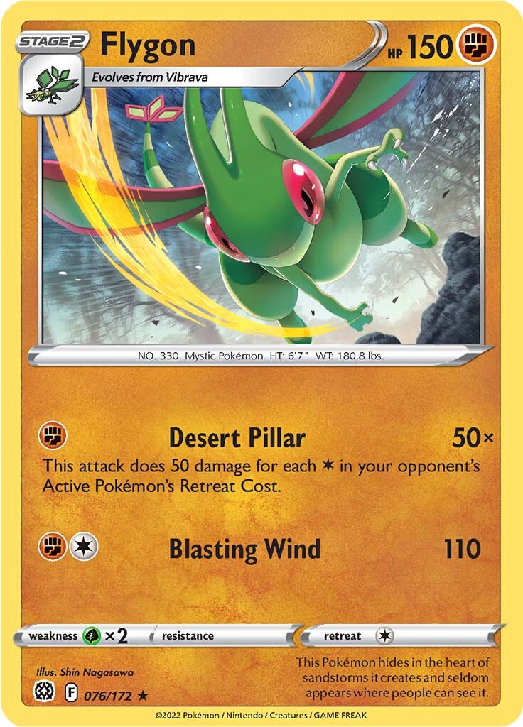 Flygon (076/172) [Sword & Shield: Brilliant Stars] | Exor Games Dartmouth