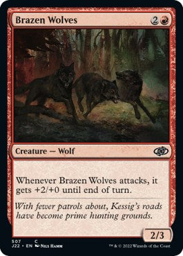 Brazen Wolves [Jumpstart 2022] | Exor Games Dartmouth