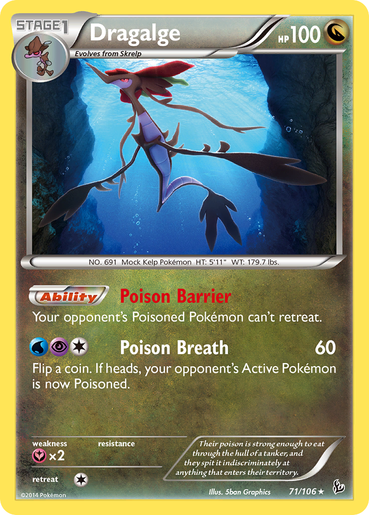 Dragalge (71/106) [XY: Flashfire] | Exor Games Dartmouth