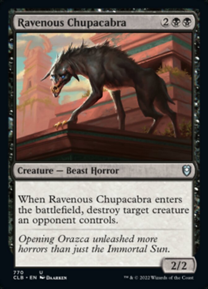 Ravenous Chupacabra [Commander Legends: Battle for Baldur's Gate] | Exor Games Dartmouth