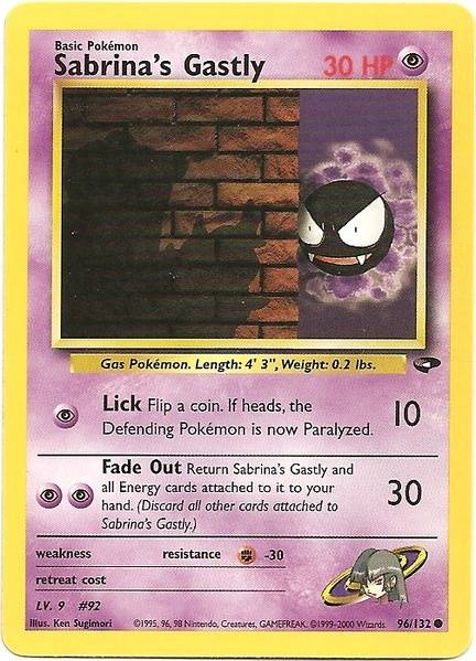 Sabrina's Gastly (96/132) [Gym Challenge Unlimited] | Exor Games Dartmouth