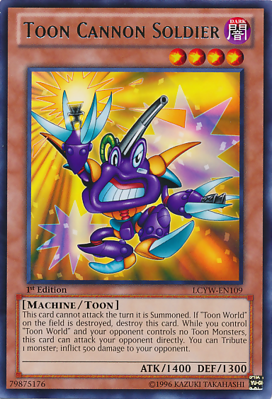 Toon Cannon Soldier [LCYW-EN109] Rare | Exor Games Dartmouth